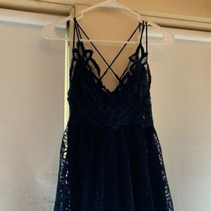Free People blue dress size XS